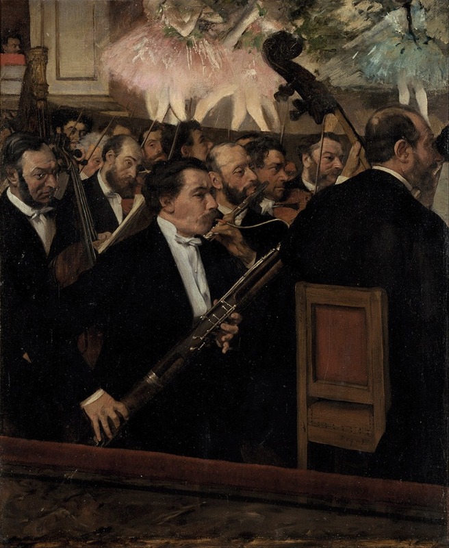L'orchestre à l'opéra (vers 1870)