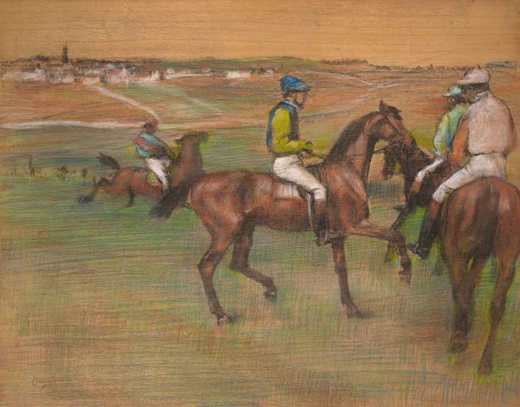 Chevaux de course (vers 1885-88)