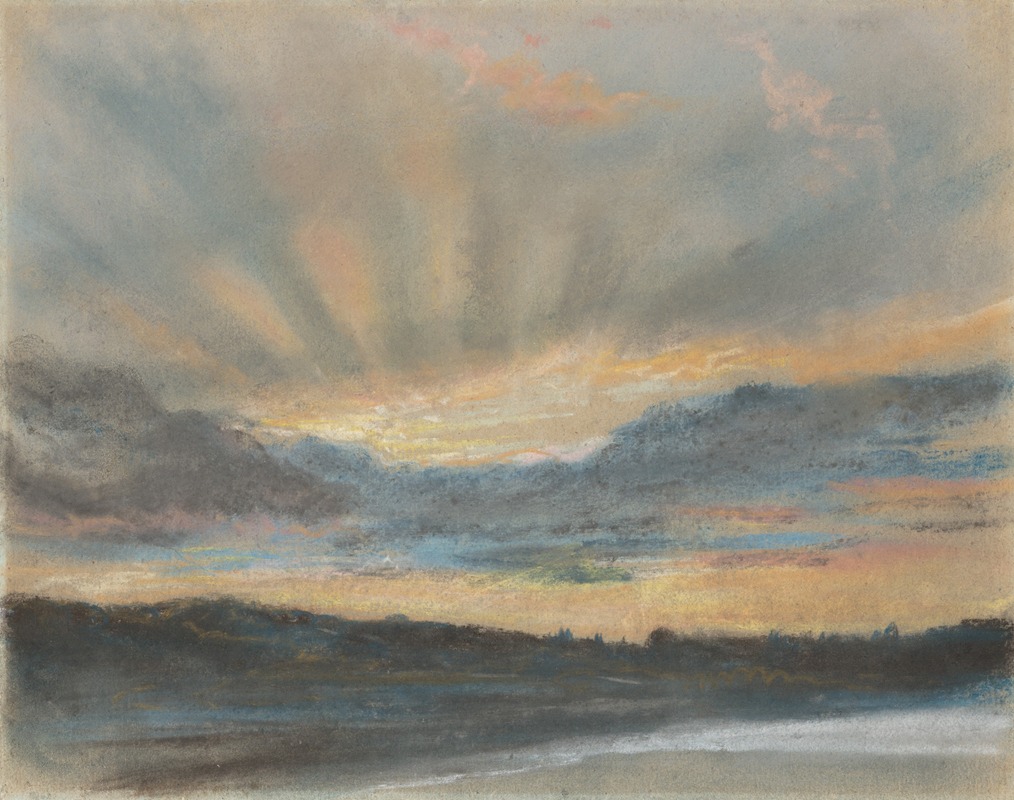  Coucher de soleil (vers 1850)