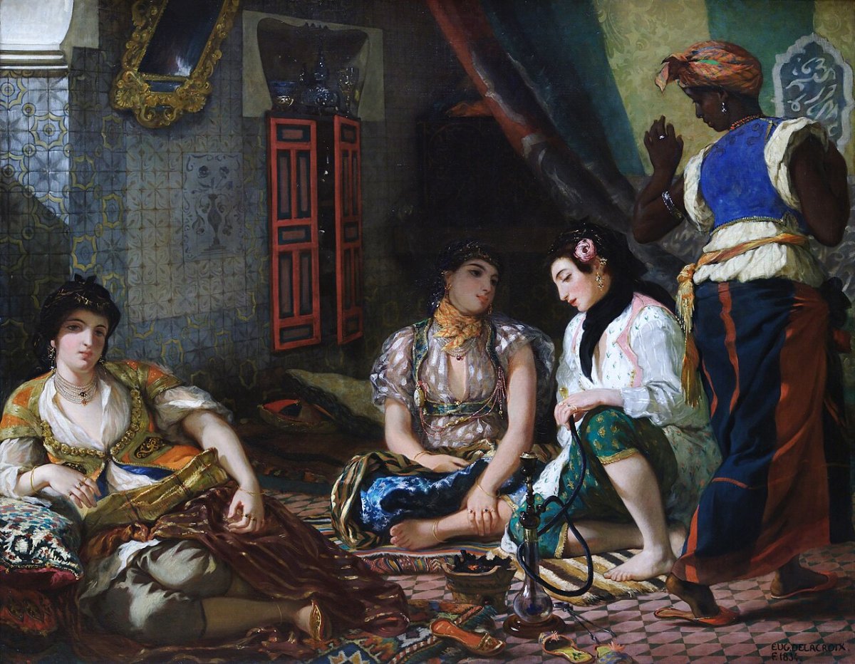 Femmes d'Alger dans leur appartement (1834)