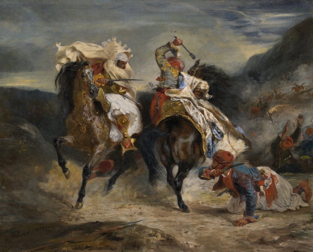 Le combat des Giaour et des Hassan, 1826