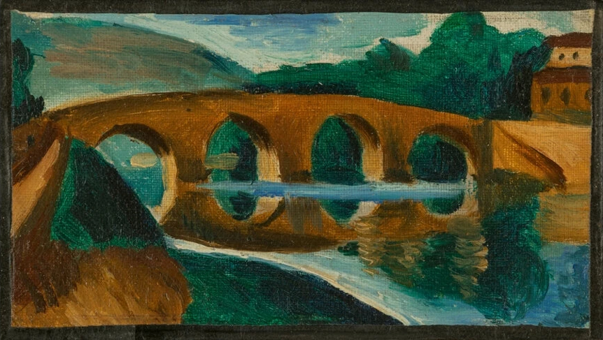 Pont sur le Lot, 1912