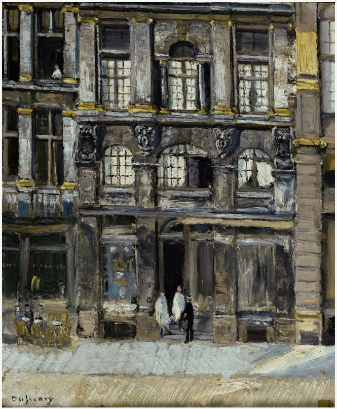 Maison occupée par Victor Hugo sur la Grande Place à Bruxelles en 1851 et 1852 (1933)