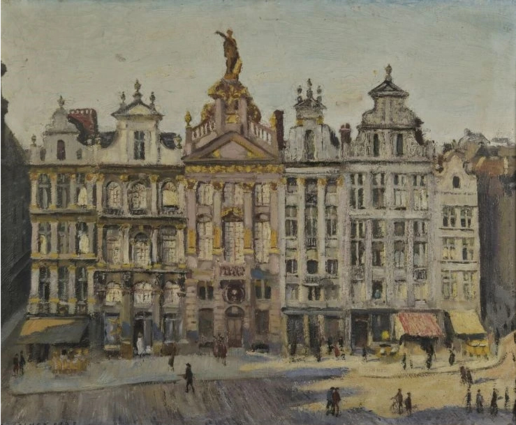 Maisons sur la Grand Place de Bruxelles, 1933