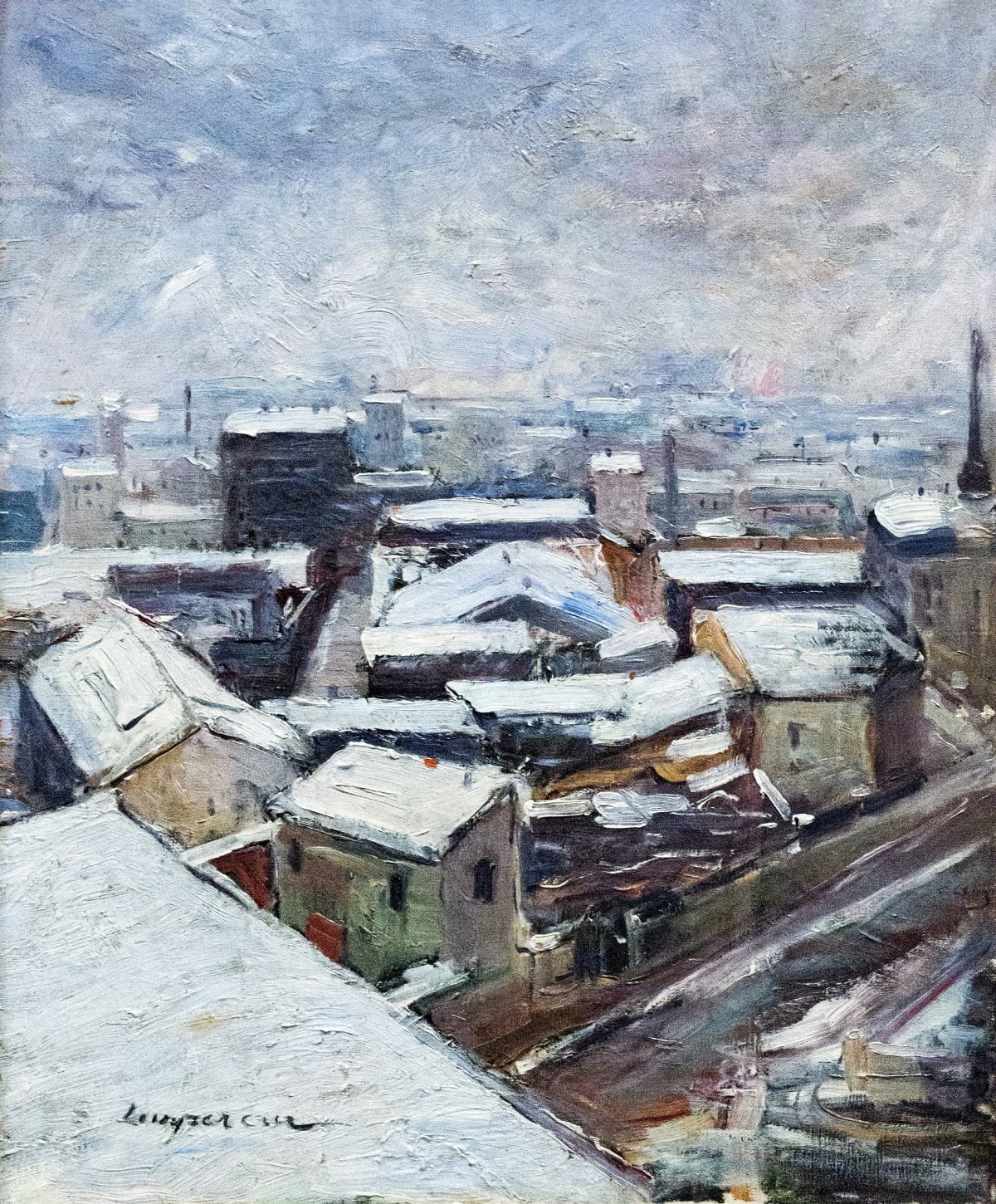 Les Toits de Paris vus de Montmartre (vers 1895)