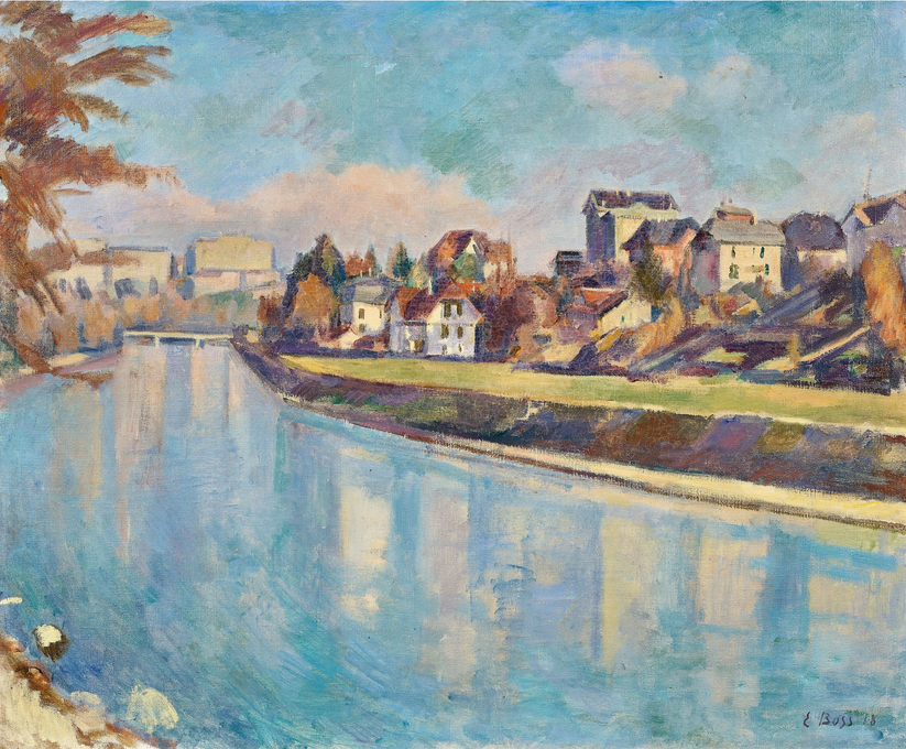 Partie ensoleillée de l'Aar, 1918 