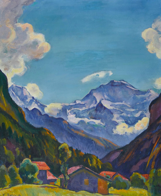 Vue sur la Jungfrau, 1914 