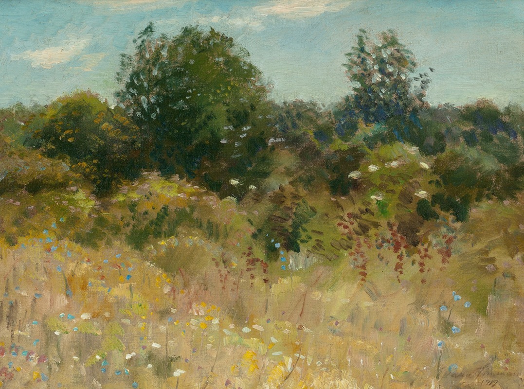 Notre cour arrière quand j'étais jeune (1919)