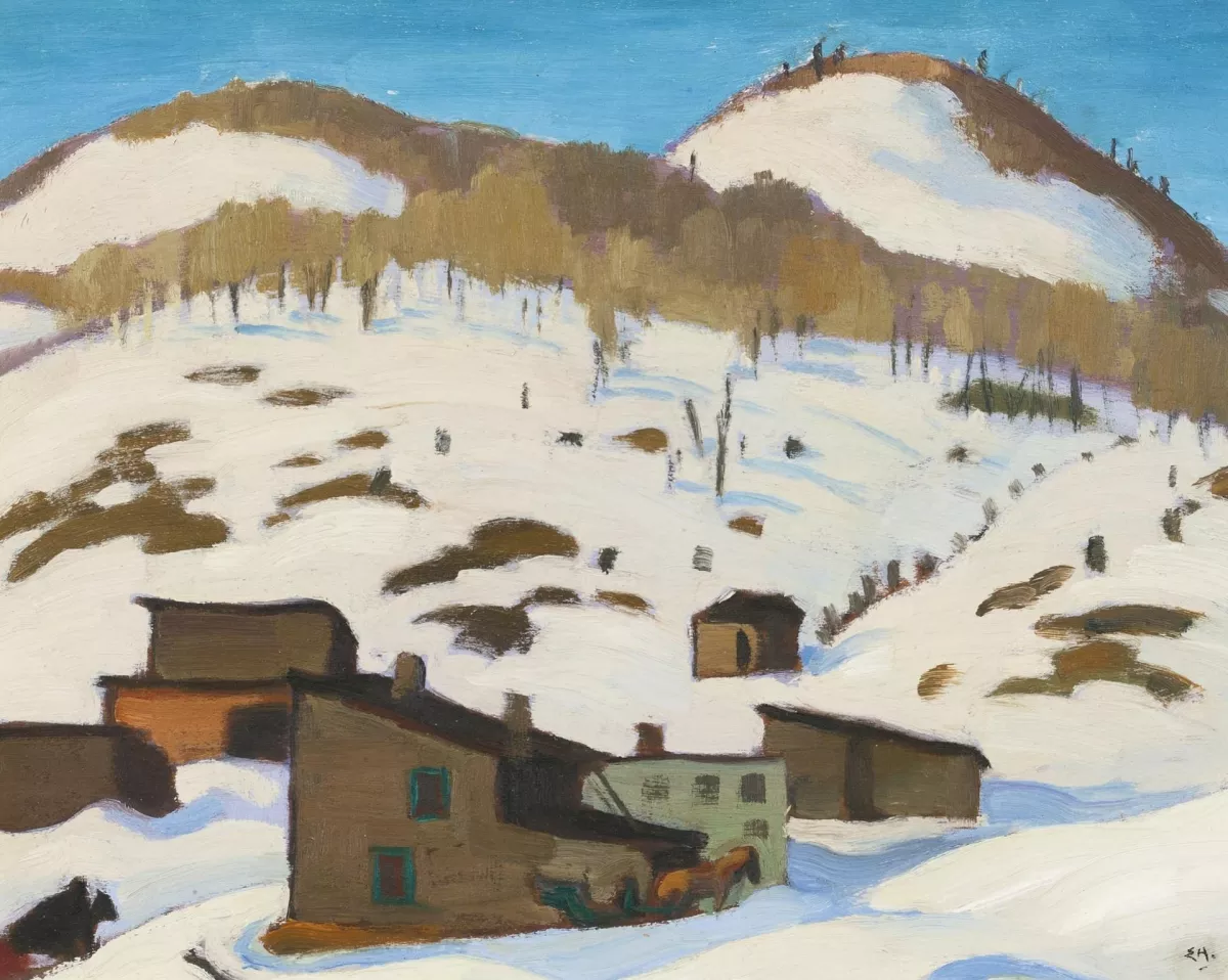 Croquis en hiver, 1938