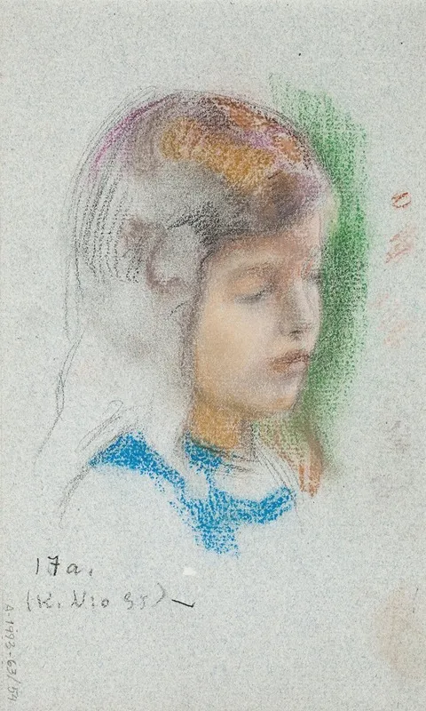 La tête d'une jeune fille (1910)