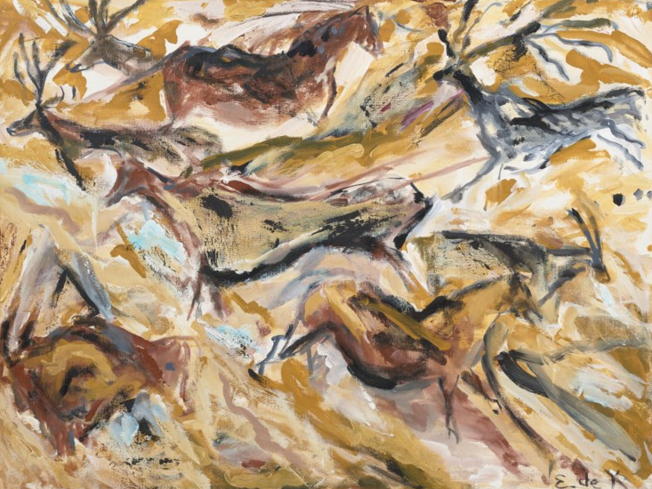 Red and Yellow Oxide Wall