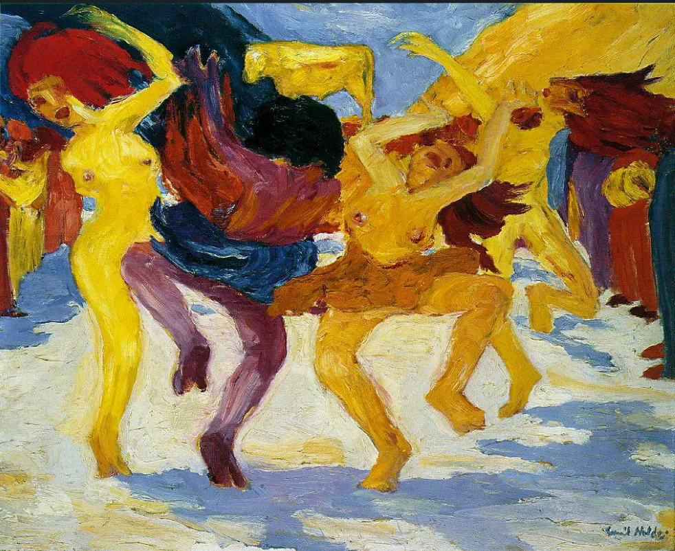 Danse autour du veau d'or, 1910