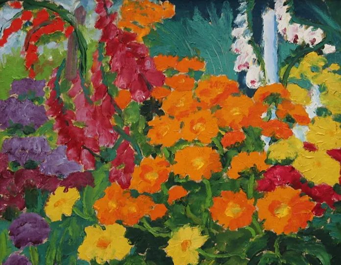 Fleurs de jardin (soucis) 1919