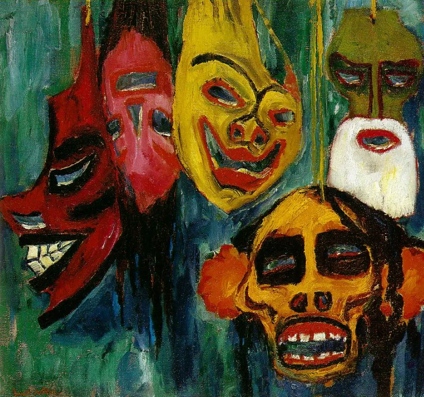 Masques,  Nature morte III, 1911