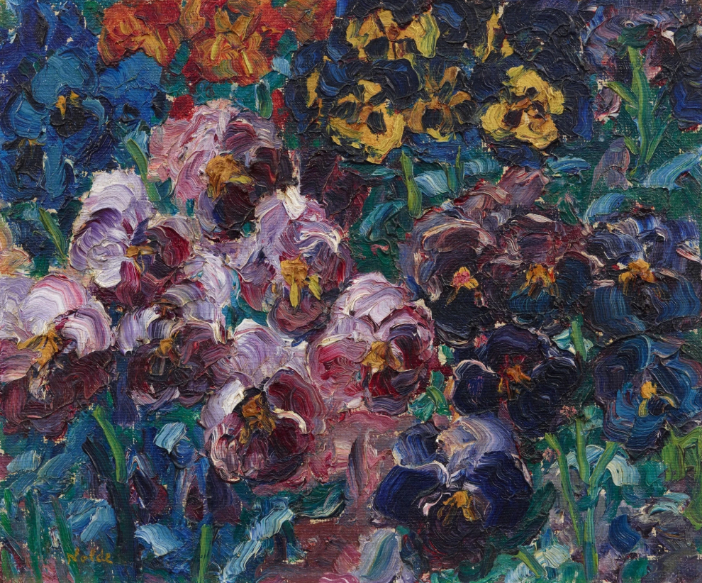 Pensées, peintes en 1908