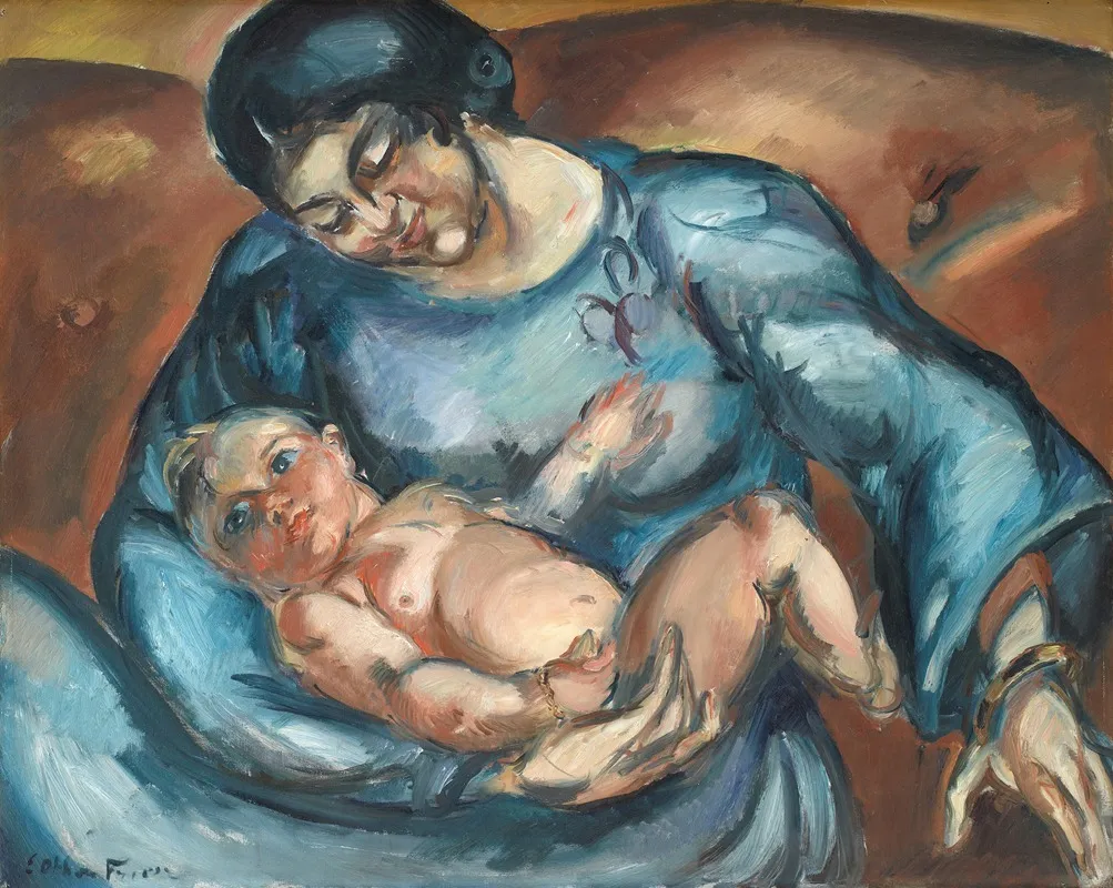 L'amour maternel, 1914