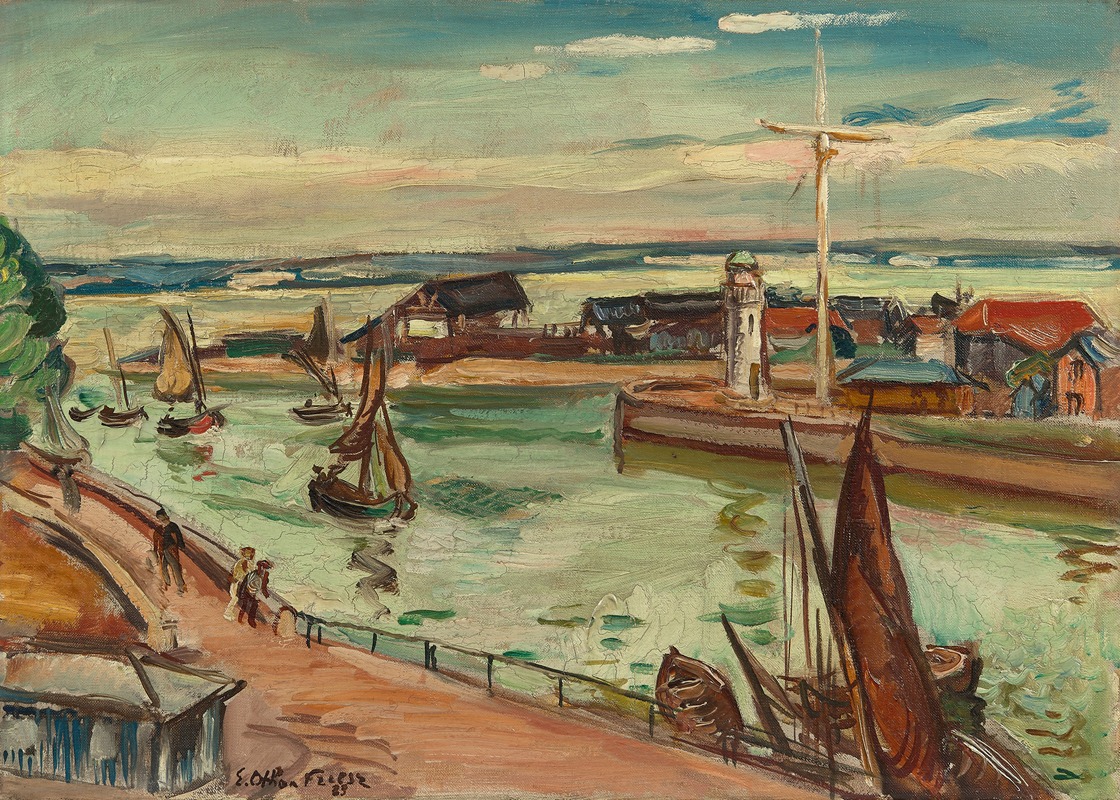 Sortie de port à Honfleur (1933)