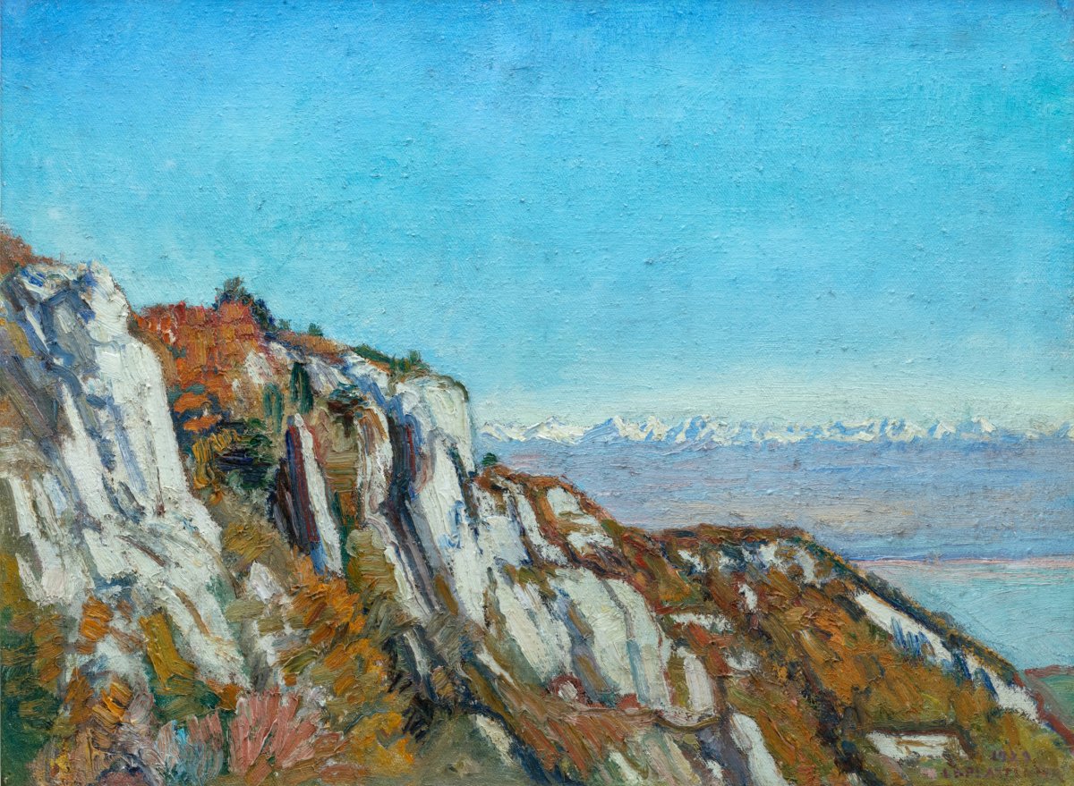 Vue des Alpes, 1929