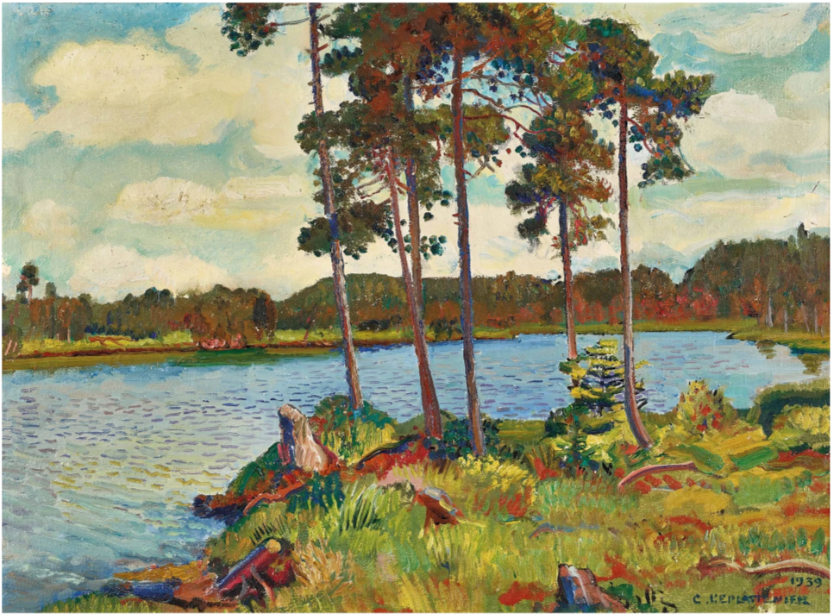 Étang de la Gruère,  1939