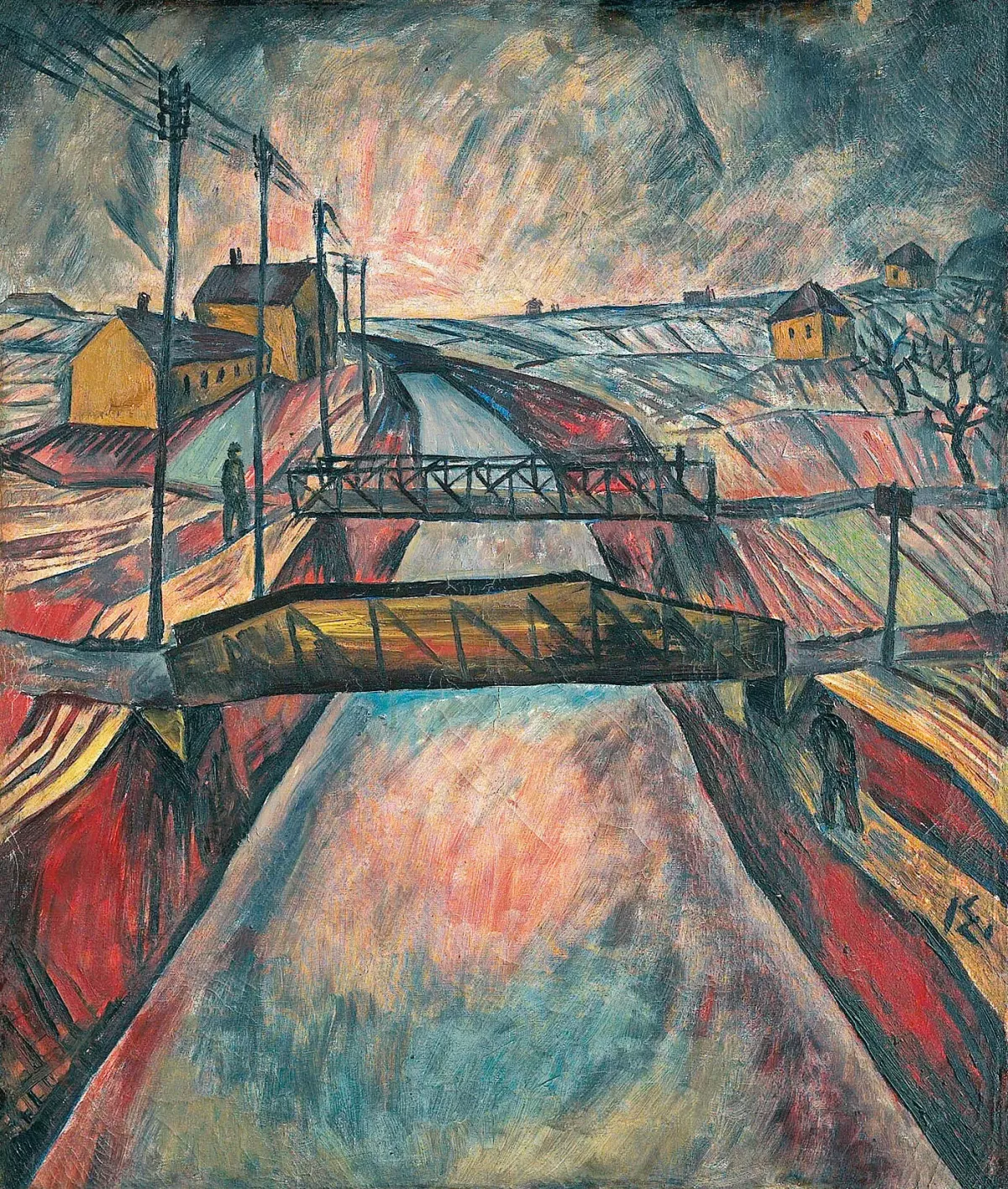Au bord de la rivière 1929
