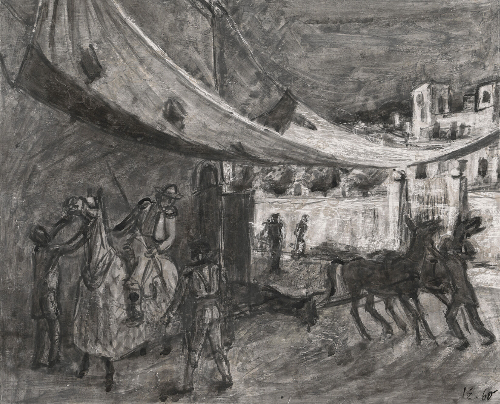 Derrière l'arène, 1960