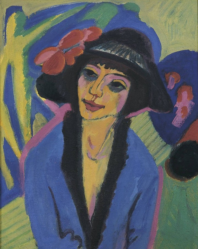 Portrait of Gerda, 1914, 70 × 57 cm - Von der Heydt-Museum, Wuppertal