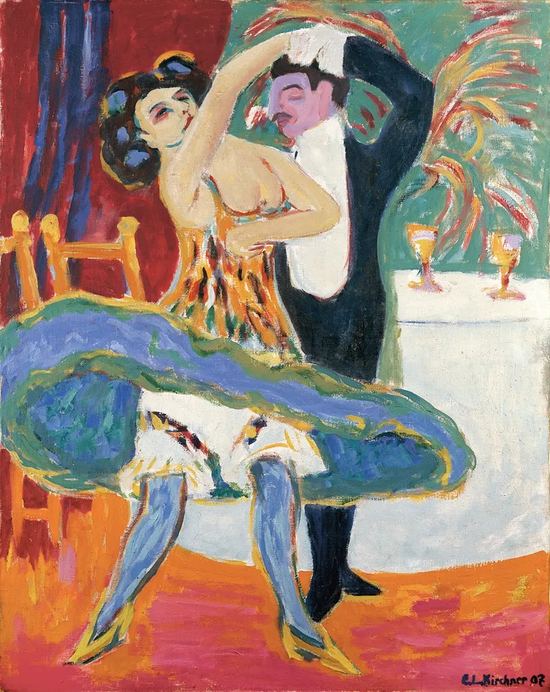 Couple de danseurs anglais, 1907