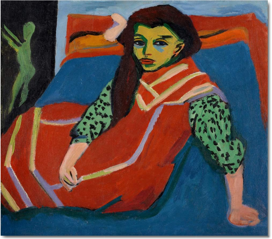 Fille assise (Fränzi Fehrmann)