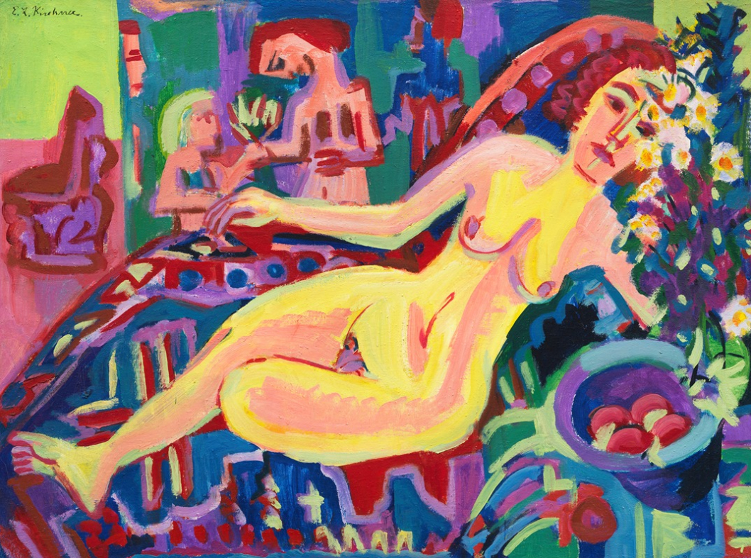 Jeune fille nue sur un divan (1924)
