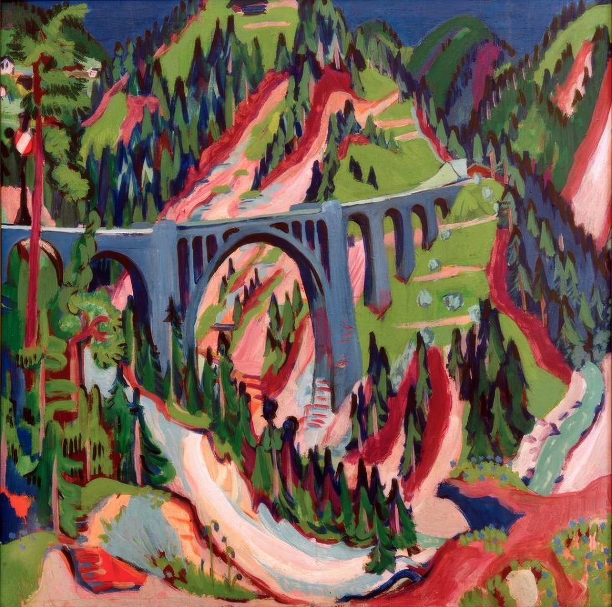 Le pont de Wiesen, 1926
