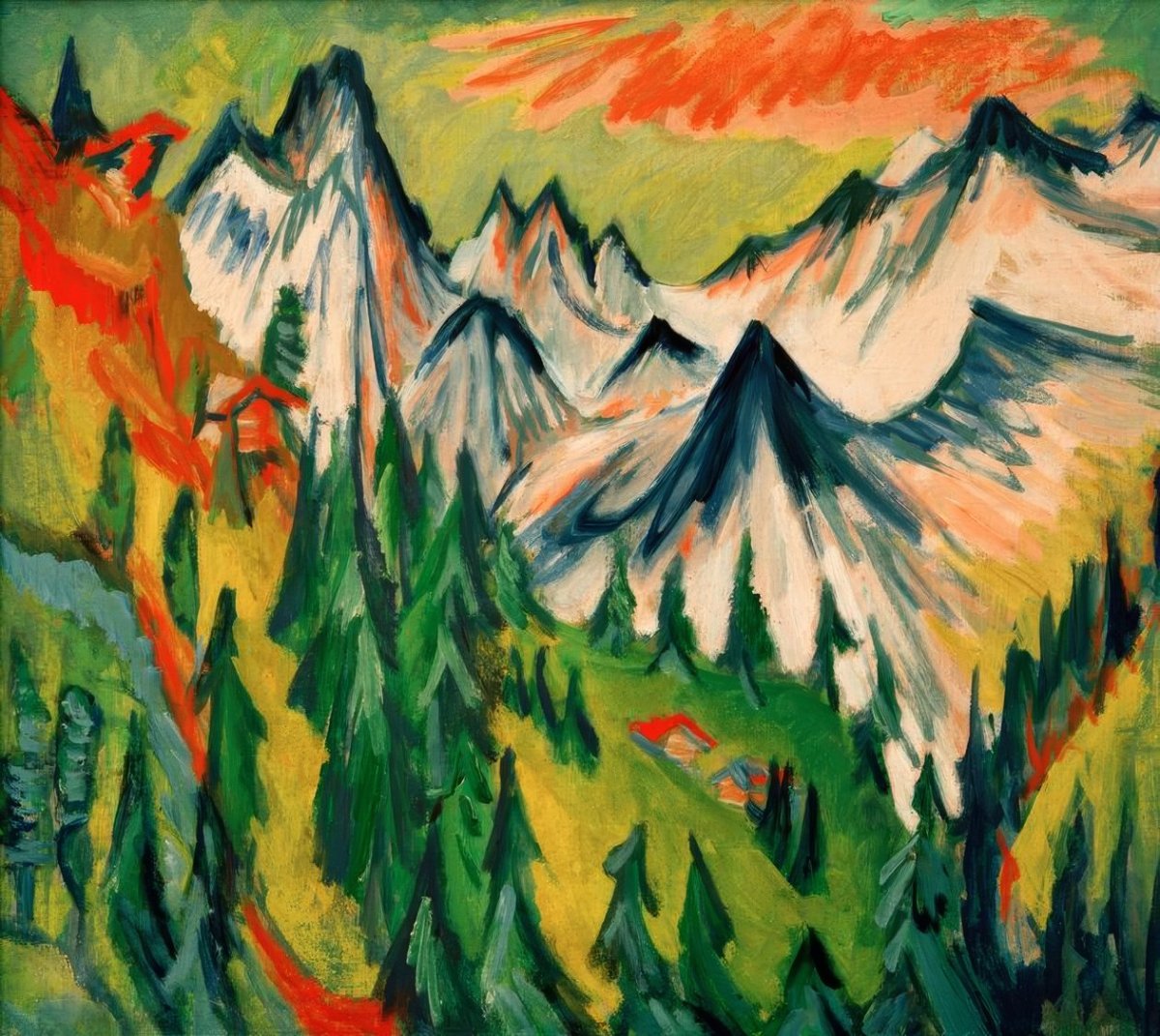 Pic de montagne, 1918
