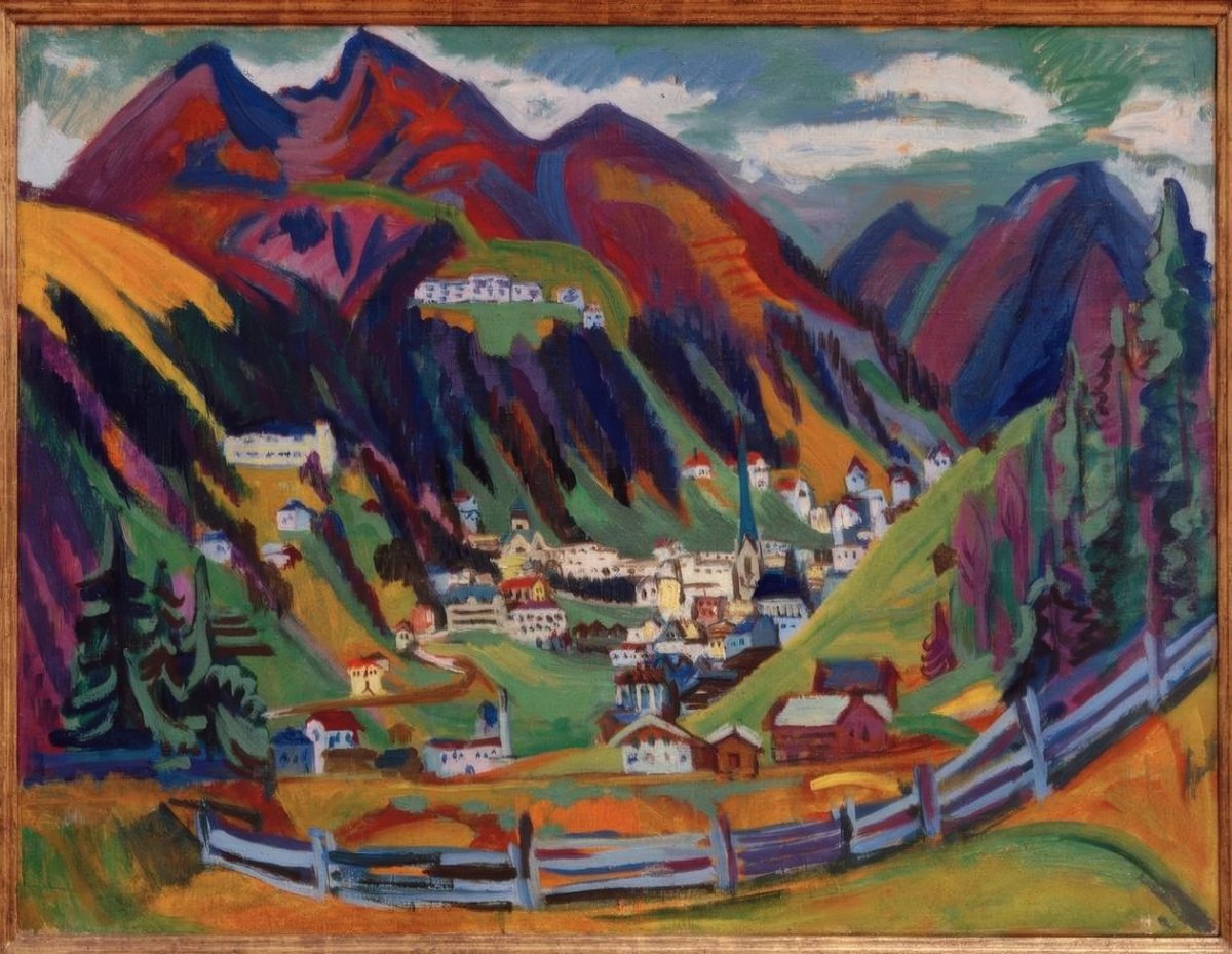 Vue de Davos, 1924
