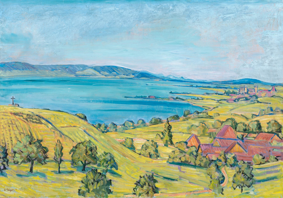 Ambiance estivale au bord du lac de Bienne