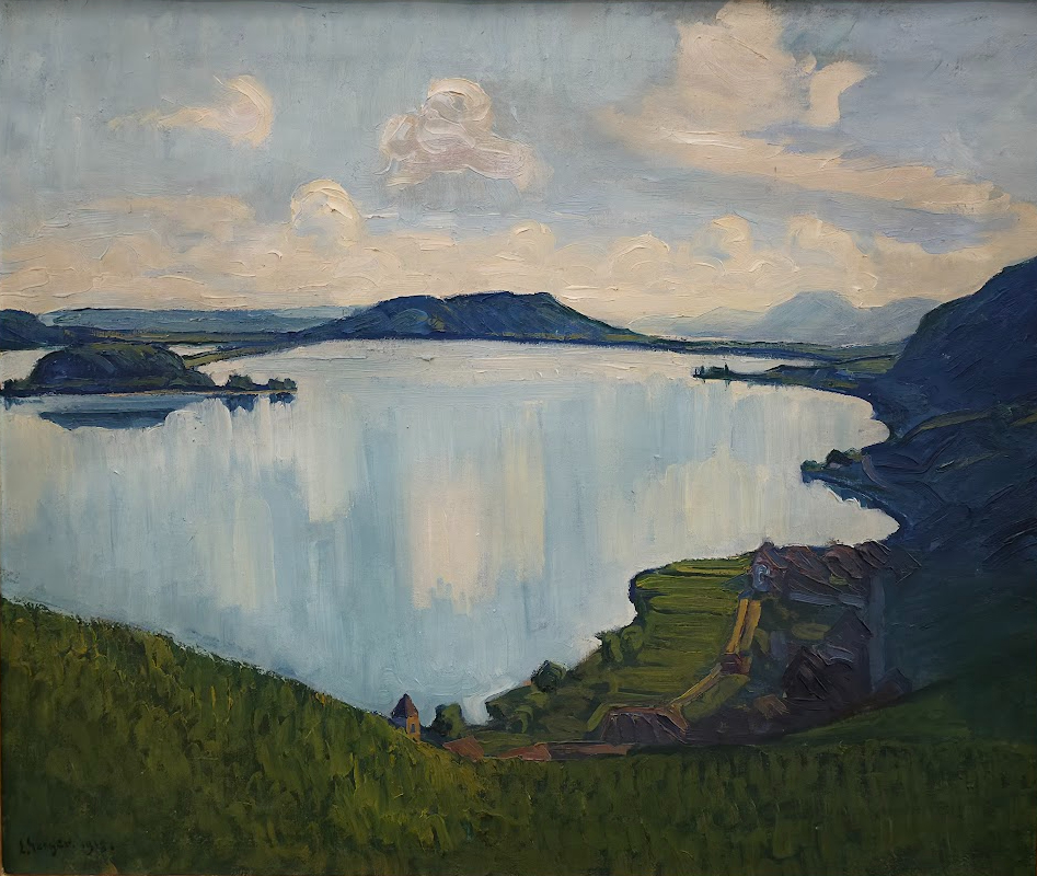 Nuages, miroir du lac, 1918