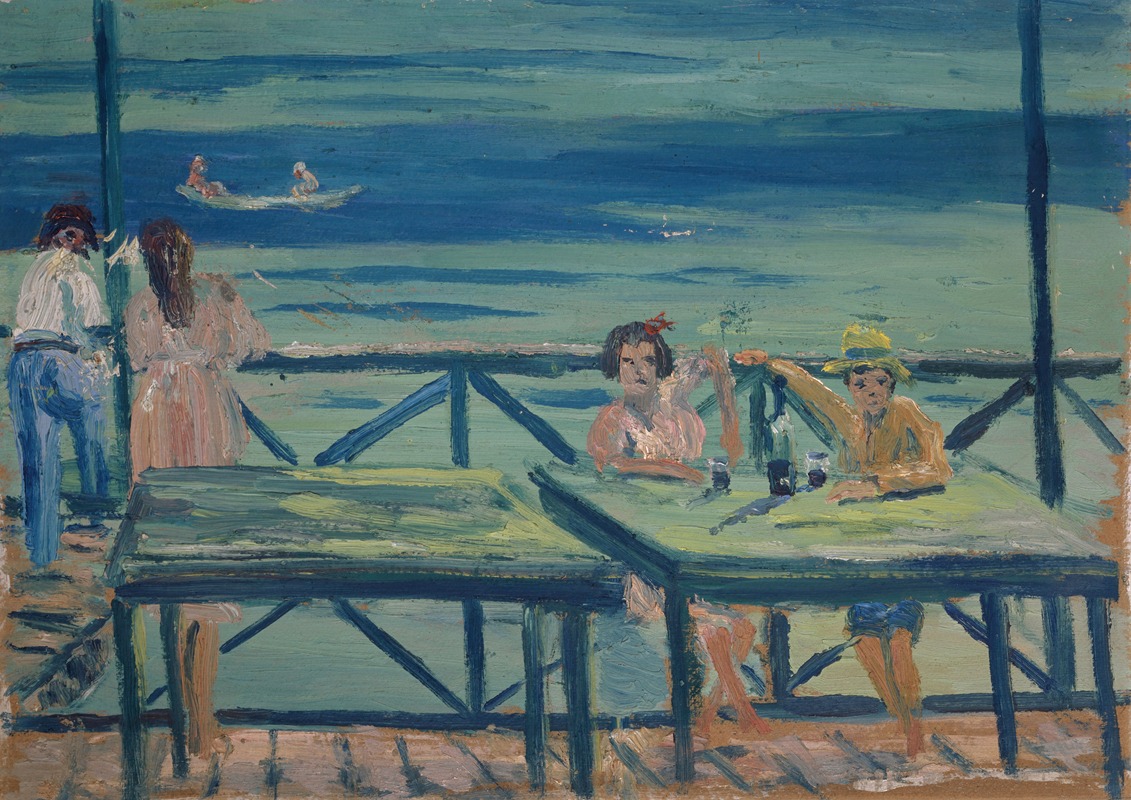 Auberge du pêcheur au bord de la mer