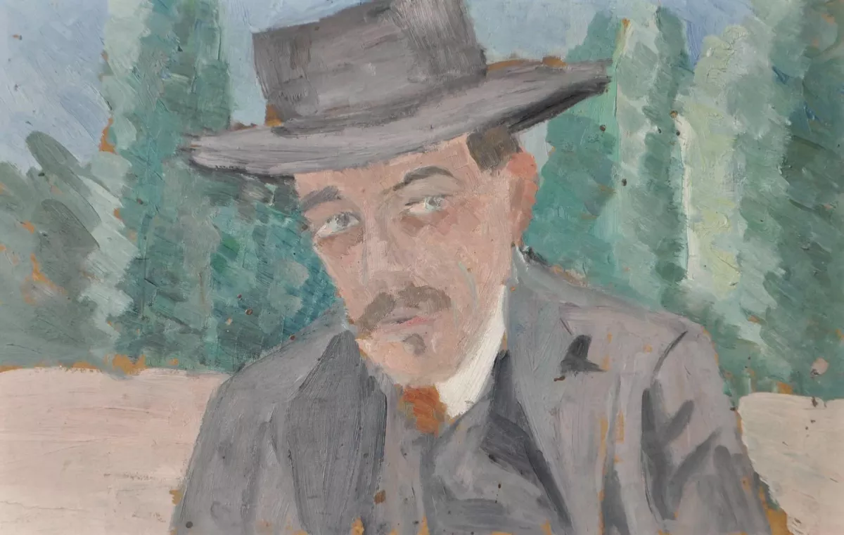Portrait du peintre Eduard Niethammer, 1947