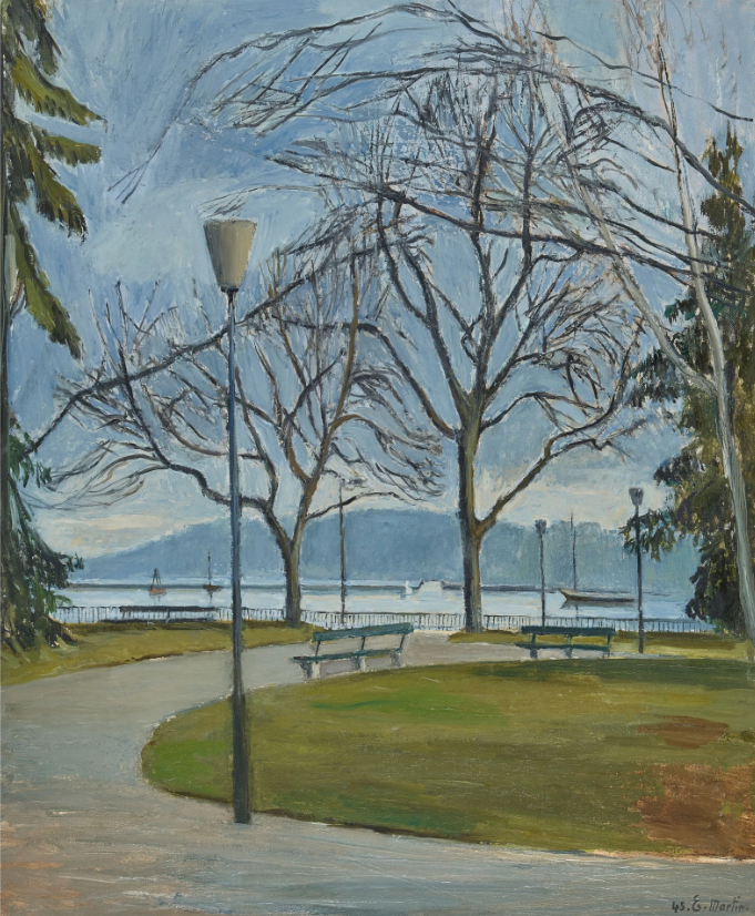 Promenade genevoise, 1945