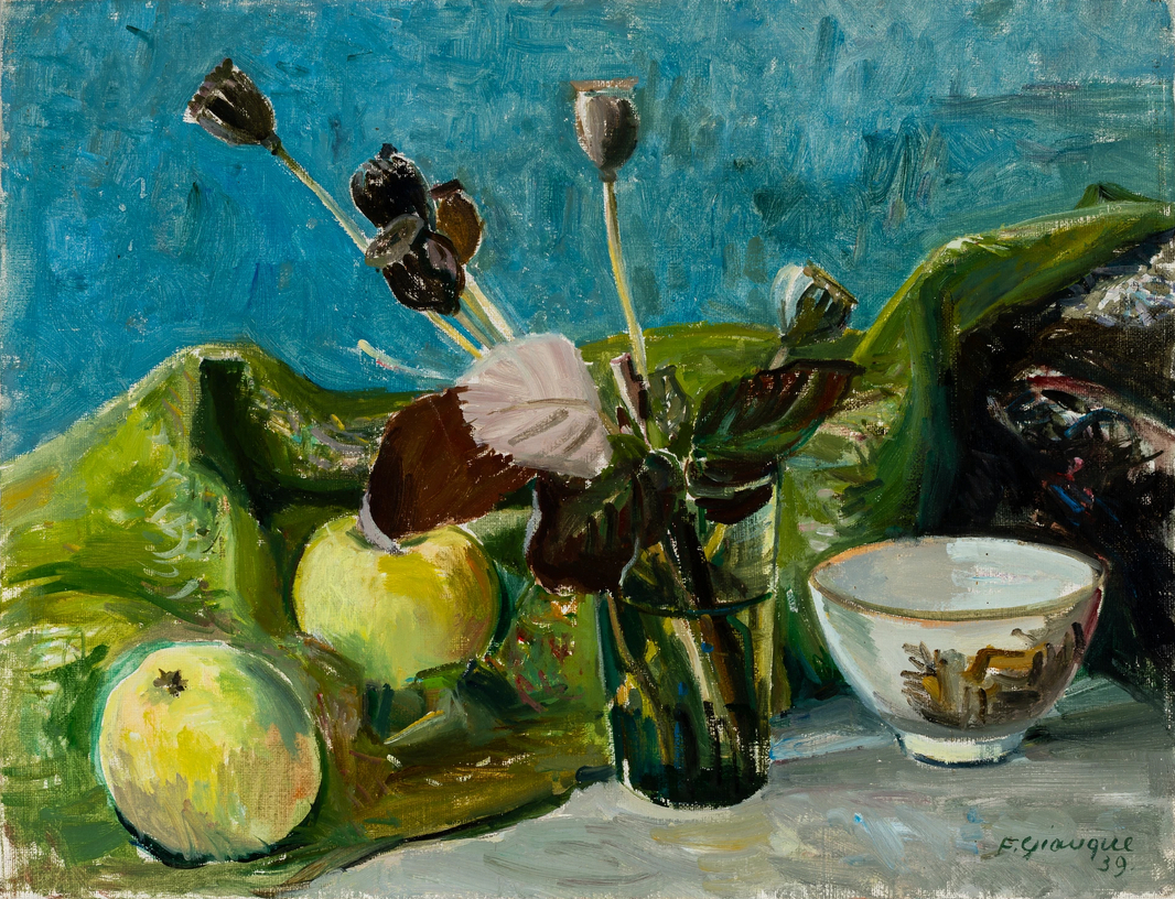 Nature morte aux capsules de pavot, datée de 1939