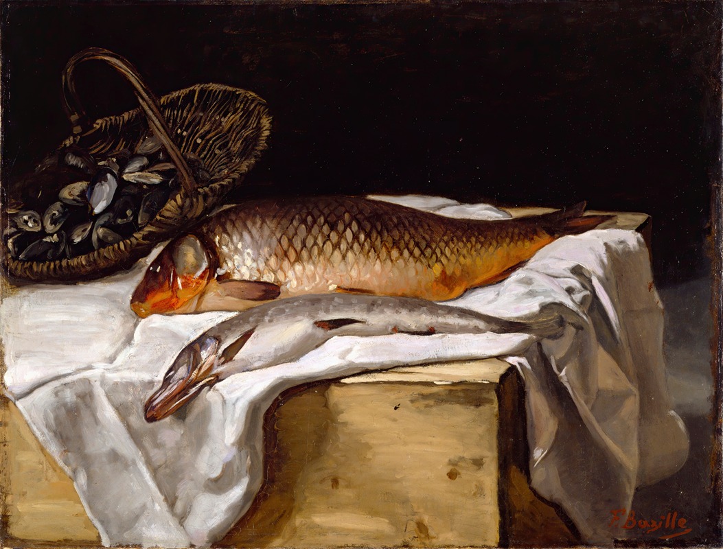 Nature morte au poisson (1866)
