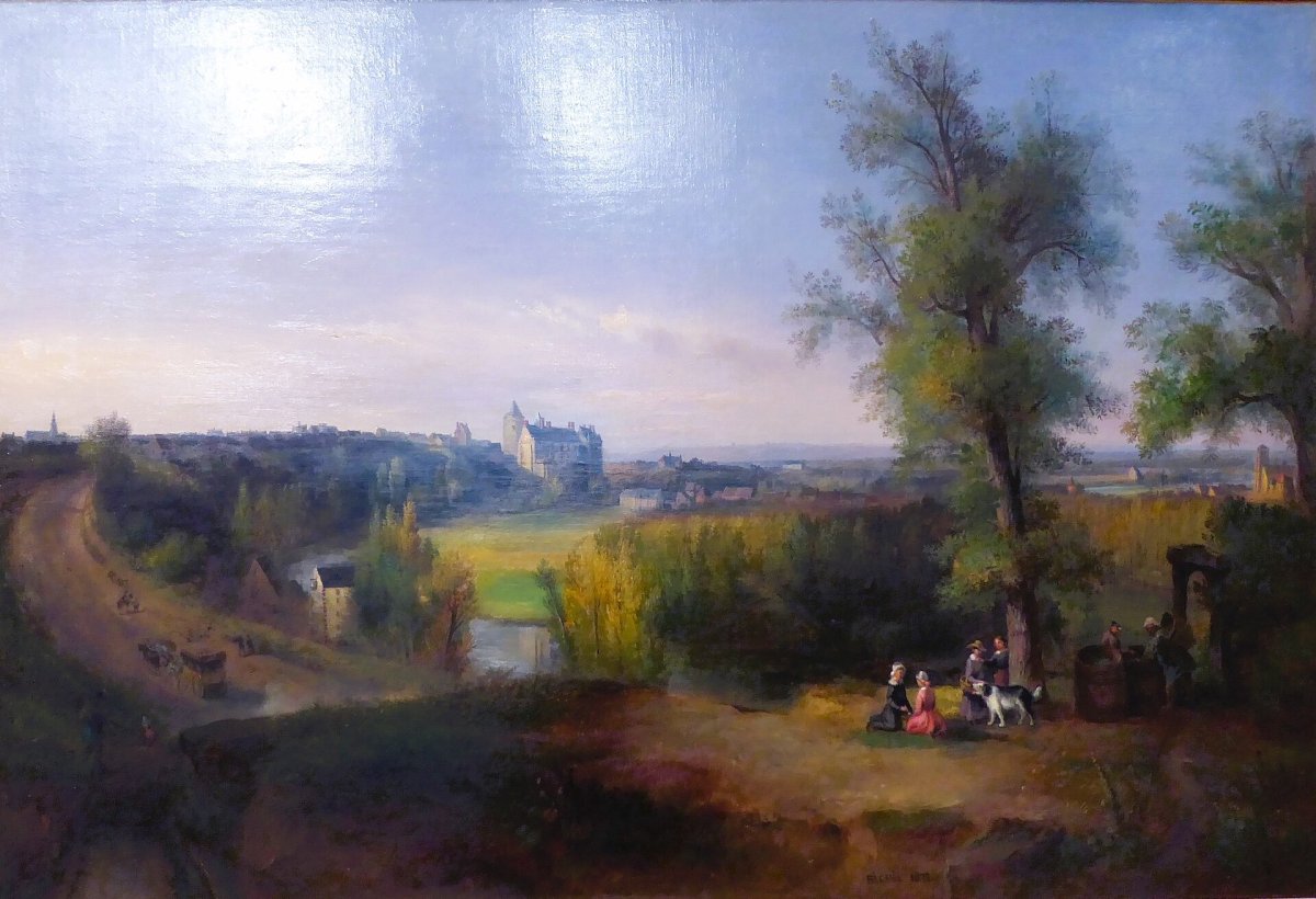 Ville de Châteaudun, côté du levant, 1872