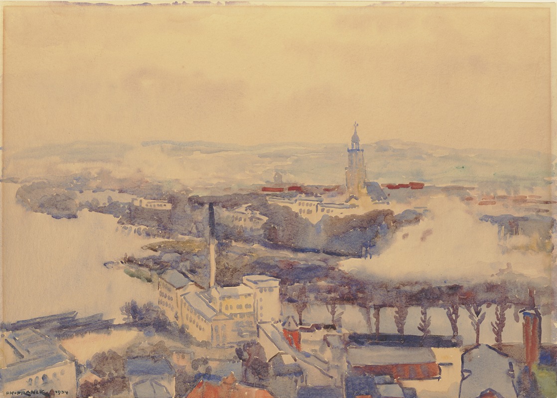 Potsdam avec l'église de garnison (1934)