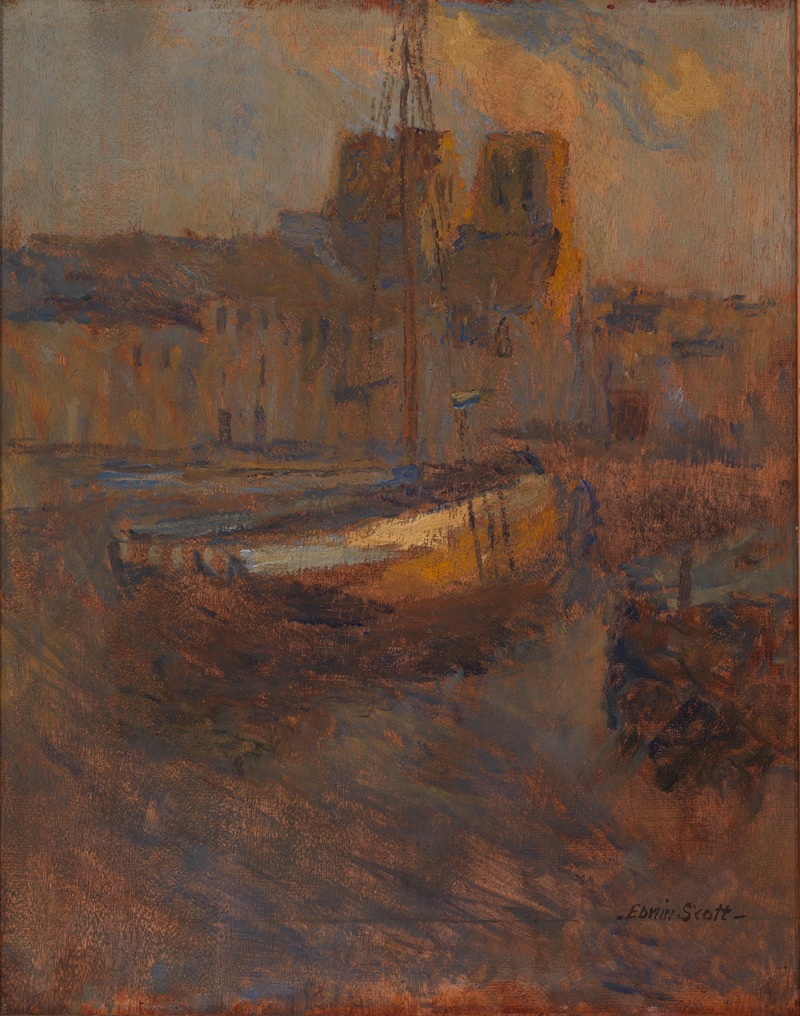 Navires à l'ancre, Cherbourg n. II