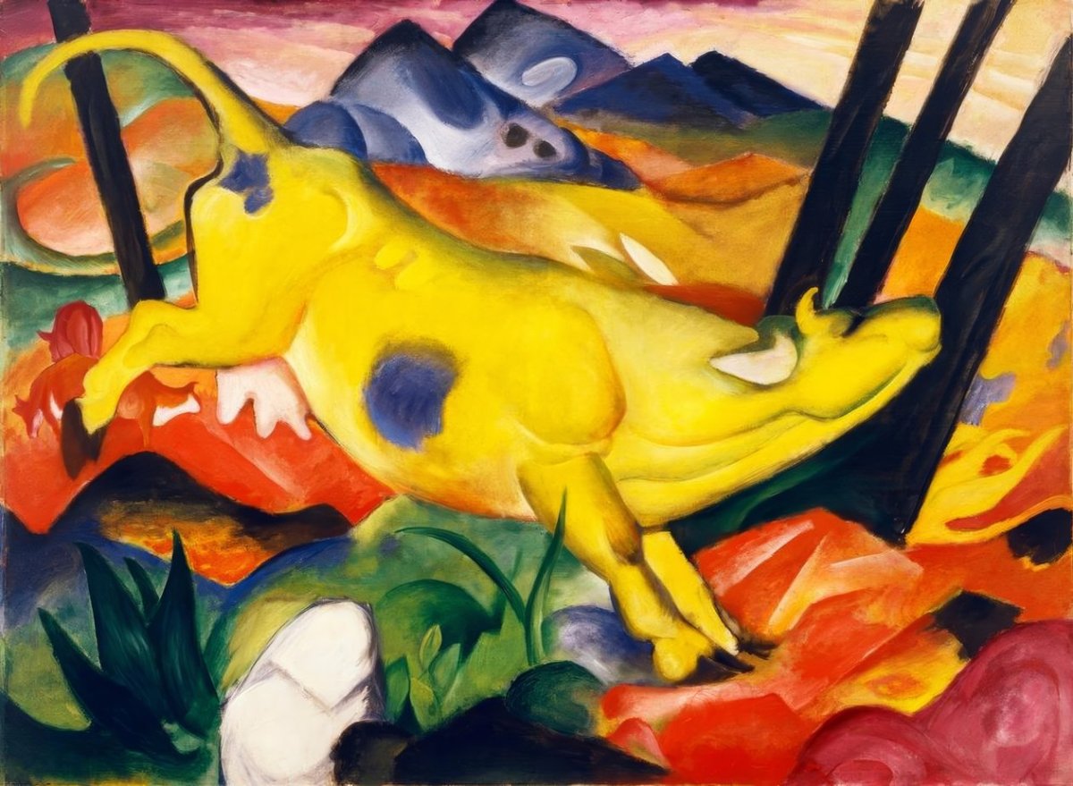 La vache jaune, 1911