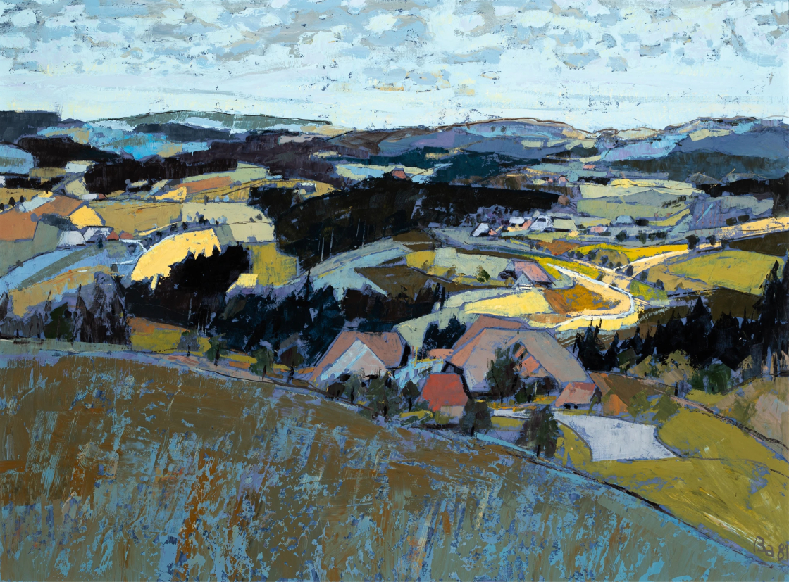 Paysage de l'Emmental, daté de 1981