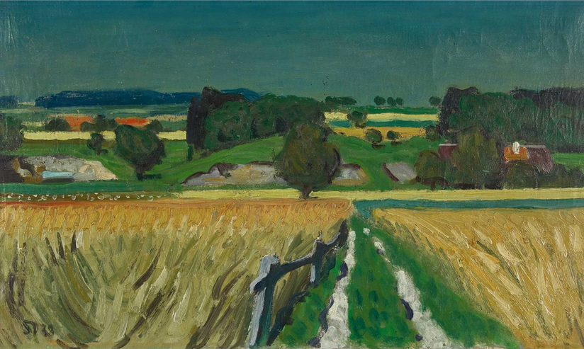 Champs de blé, 1938 