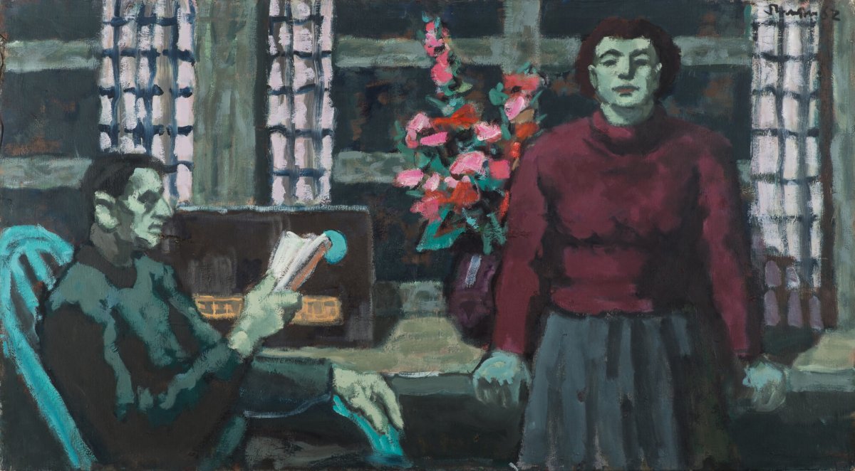Couple dans la pièce du soir, 1962