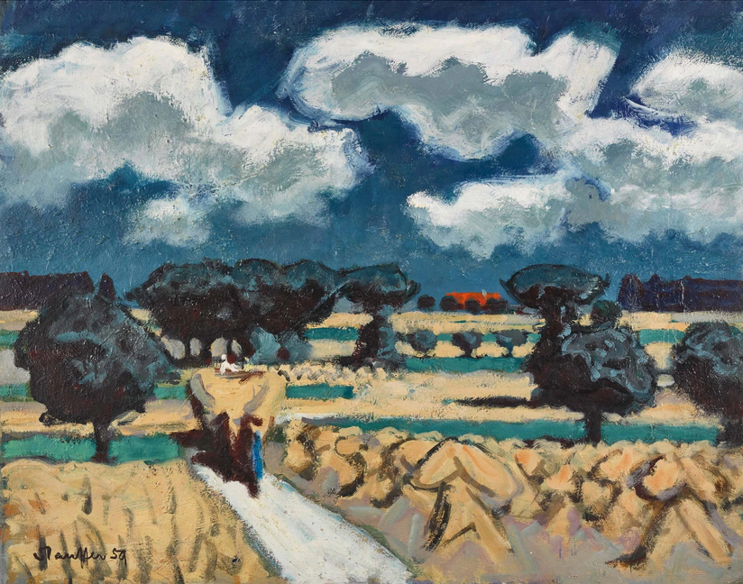 Paysage champêtre estival, 1959 
