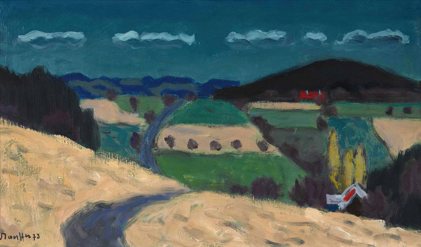  Paysage estival près d'Oberbalm, 1973 