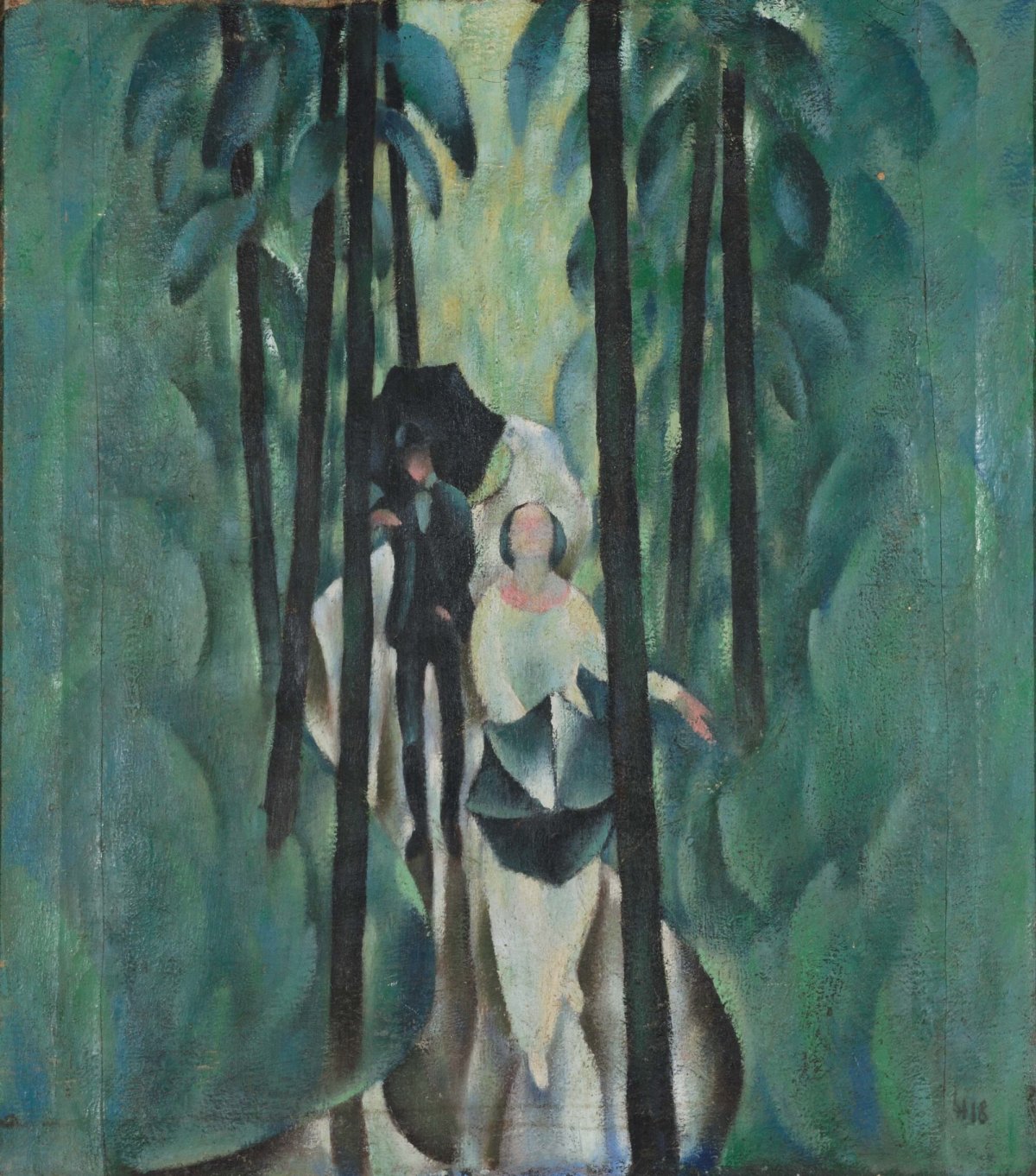 Promenade en forêt, 1918
