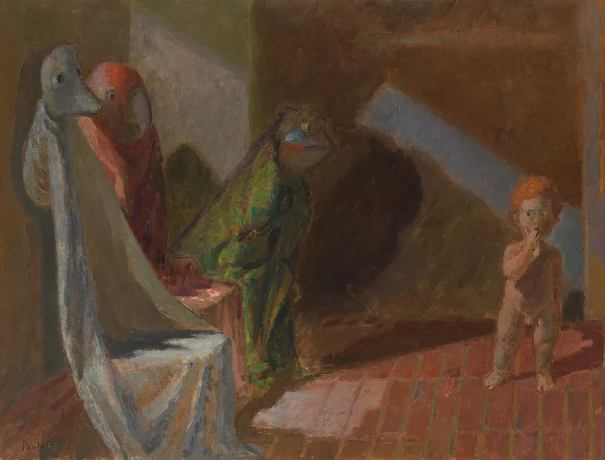 Enfant et masques, 1945